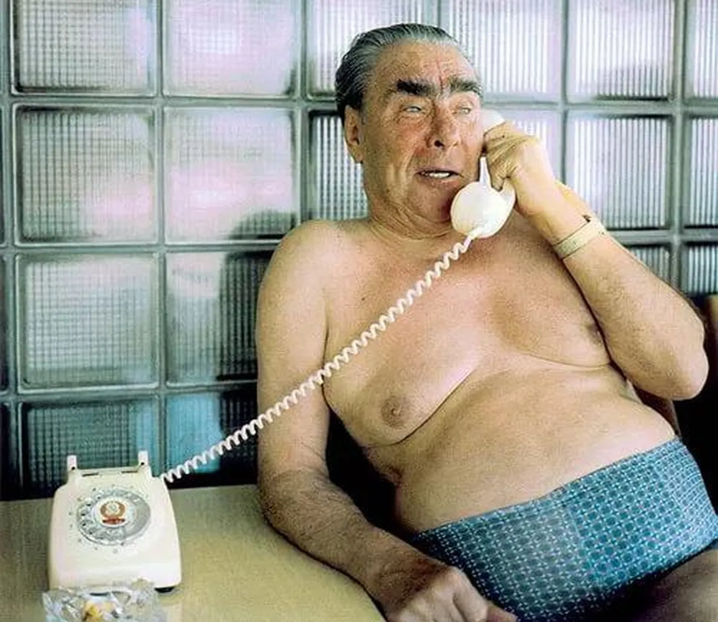 Nõukogude liider L.I. Brežnev.