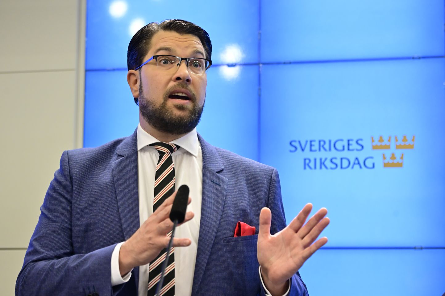 Rootsi Demokraatide partei juht Jimmie Åkesson.