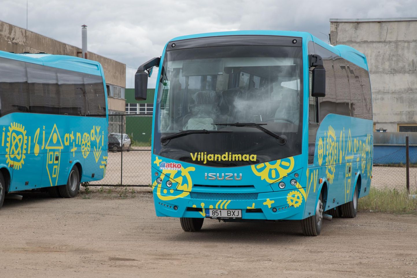 Viljandi maakonnaliine teenindav buss. Pilt illustratiivne