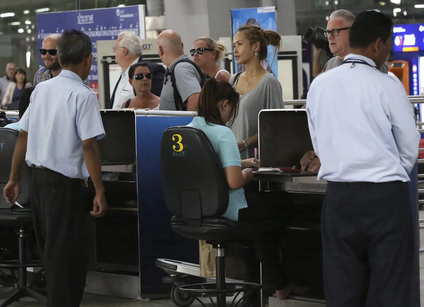 Suvarnabhumi Rahvusvaheline lennujaam Bangkokis.