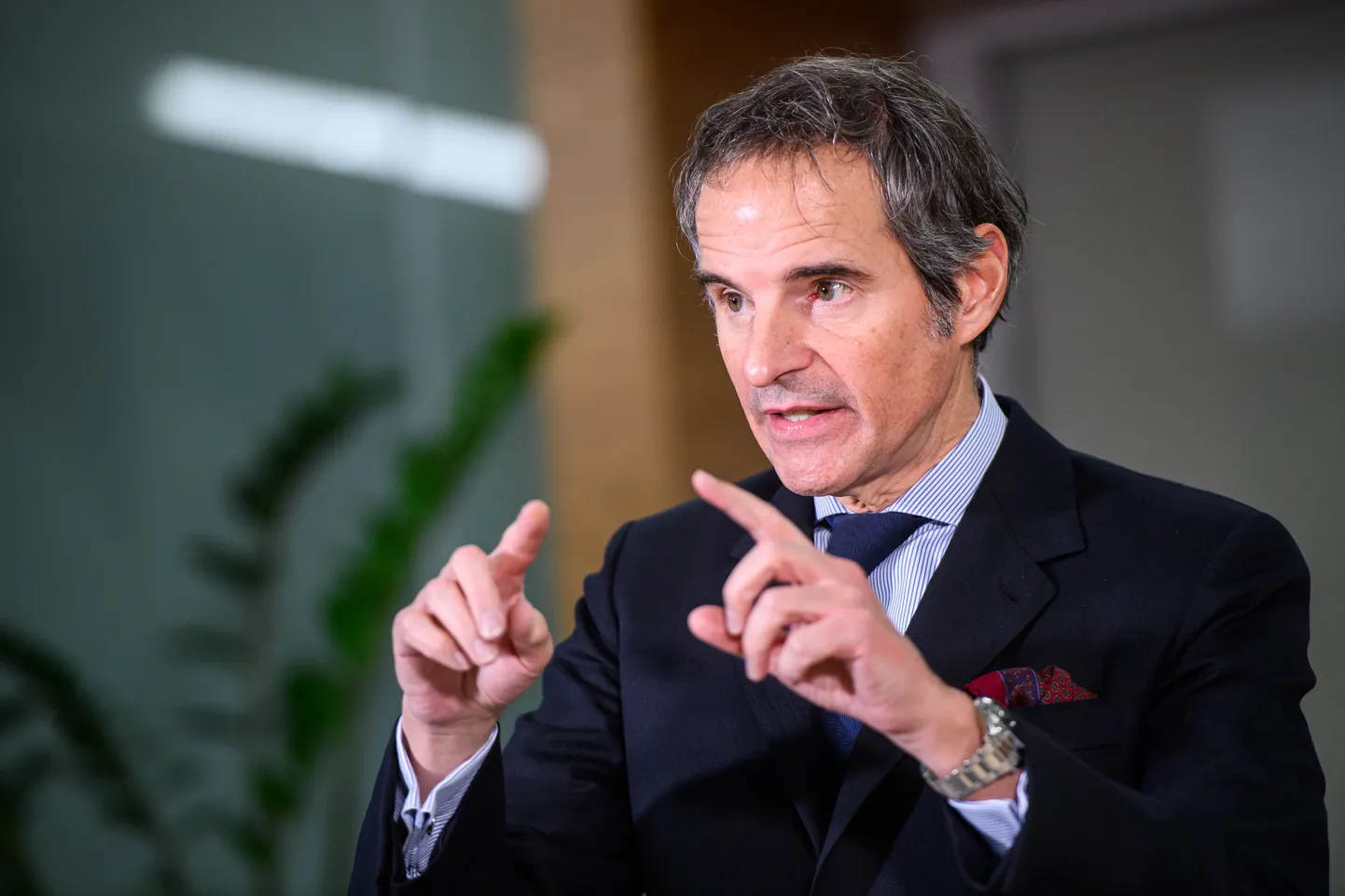 Rahvusvahelise Aatomienergiaagentuuri peadirektor Rafael Mariano Grossi.