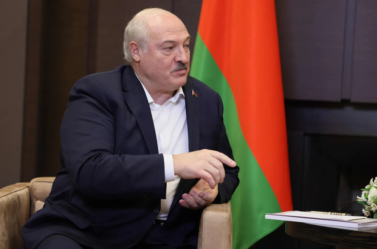Baltkrievijas autoritārais līderis Aleksandrs Lukašenko.