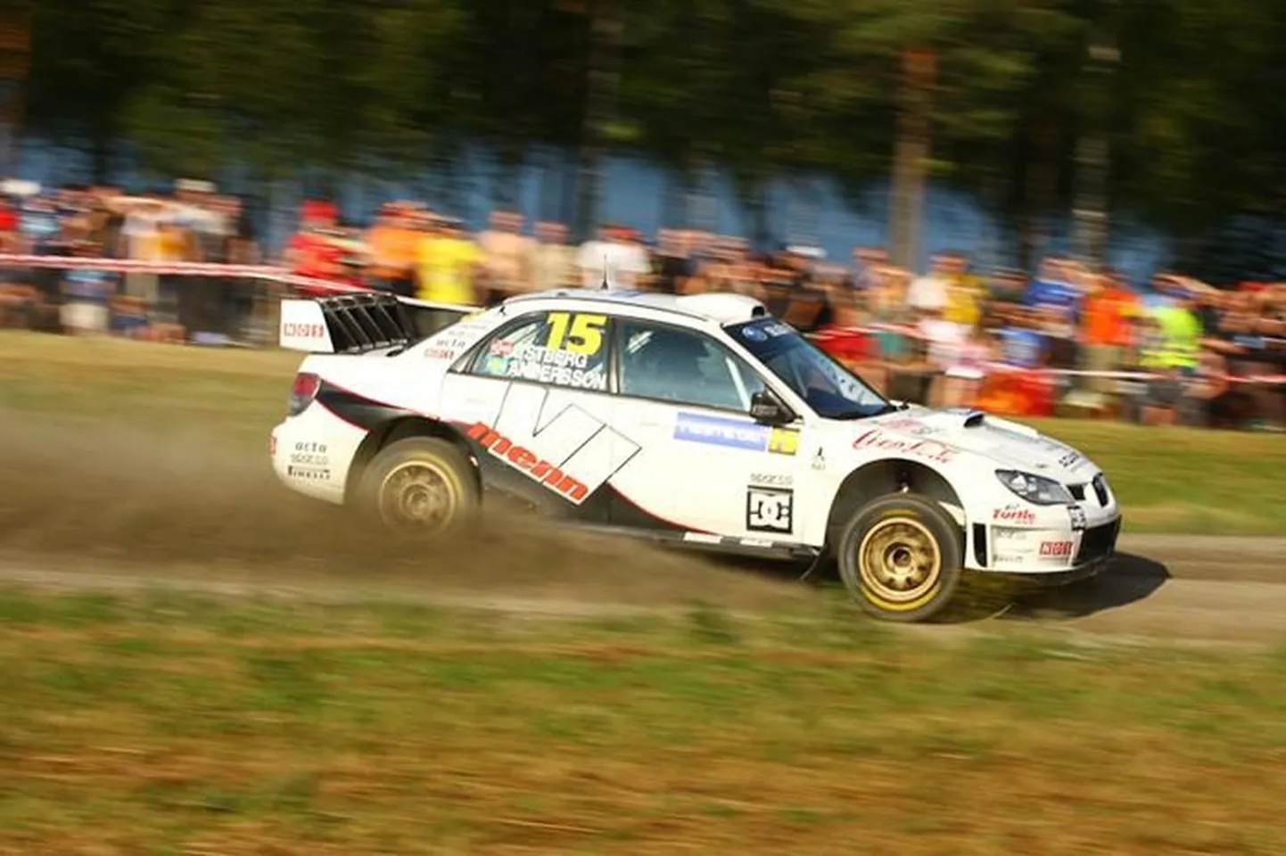 Mads Östberg tänavusel Soome rallil.