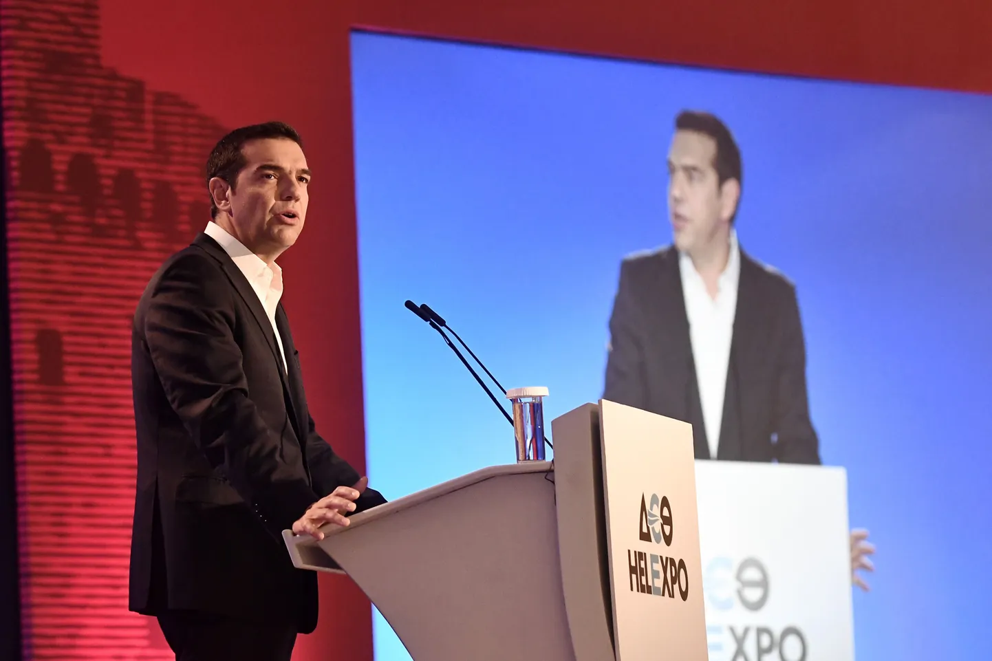Kreeka peaminister Alexis Tsipras 82. Thessaloniki rahvusvahelise messi avamisel.