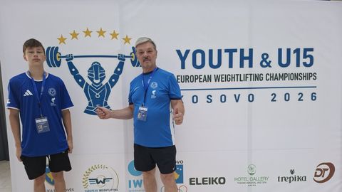 Noored tõstjad osalesid Euroopa meistrivõistlustel