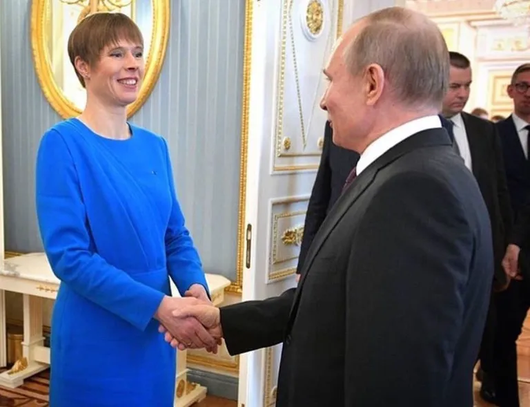 Кальюлайд и Путин. Такую фотографию продюсер Андрей Разин выложил в свой