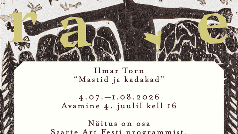 Ilmar Torn "Mastid ja kadakad" avatakse 4.juulil Raegaleriis