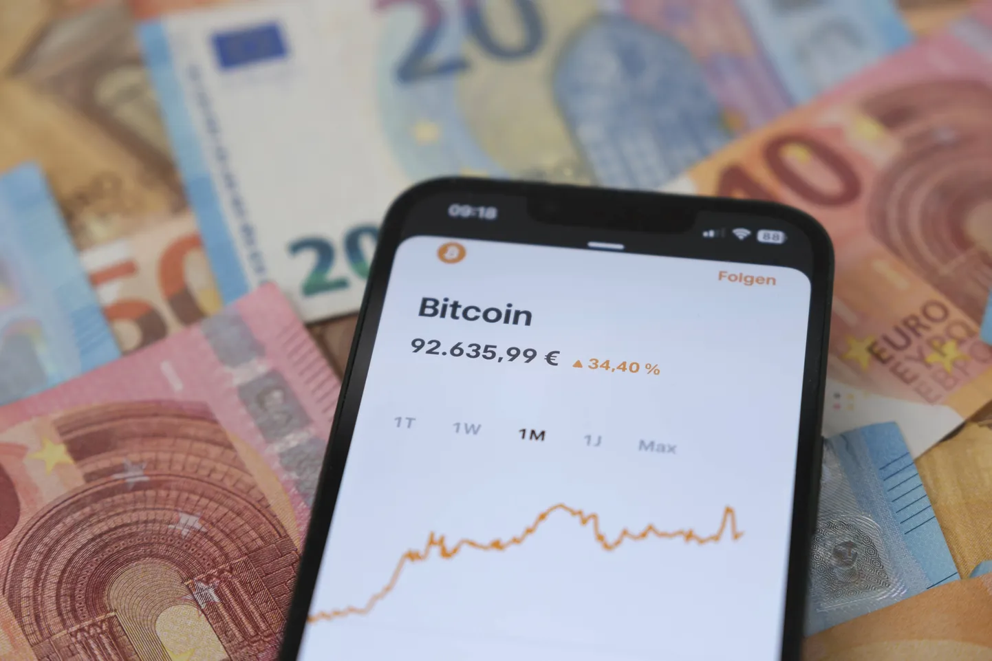 Bitcoin´i hind on viimasel ajal kiiresti tõusnud. Pilt on illustratiivne.
