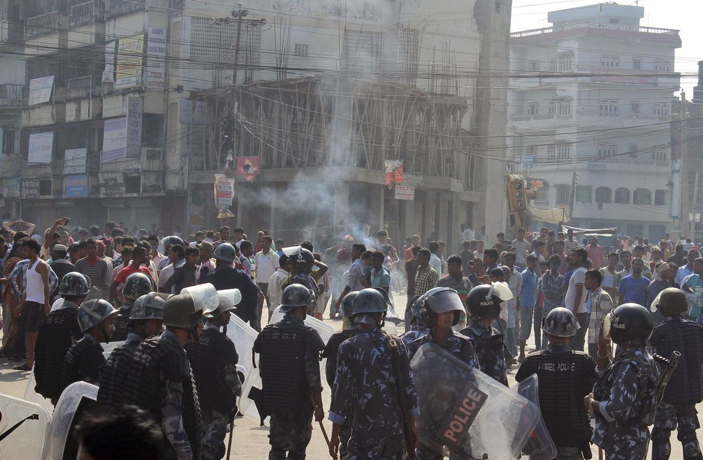 Nepali politsei vastakuti protestijatega, kes kuuluvad madhesi rahvusvähemusse.