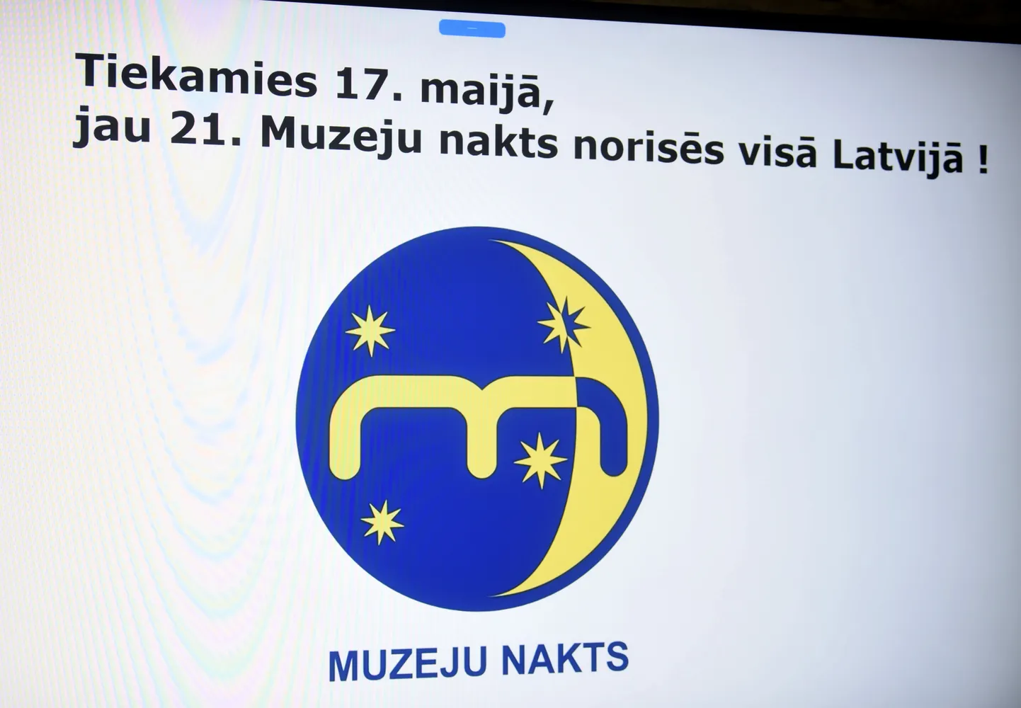 Latvijas Nacionālajā vēstures muzejā notiek preses konference, kurā informē par Muzeju nakts norisēm.