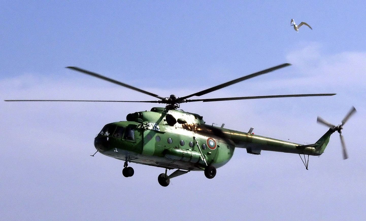 Vene päritolu Mi-8 helikopter.