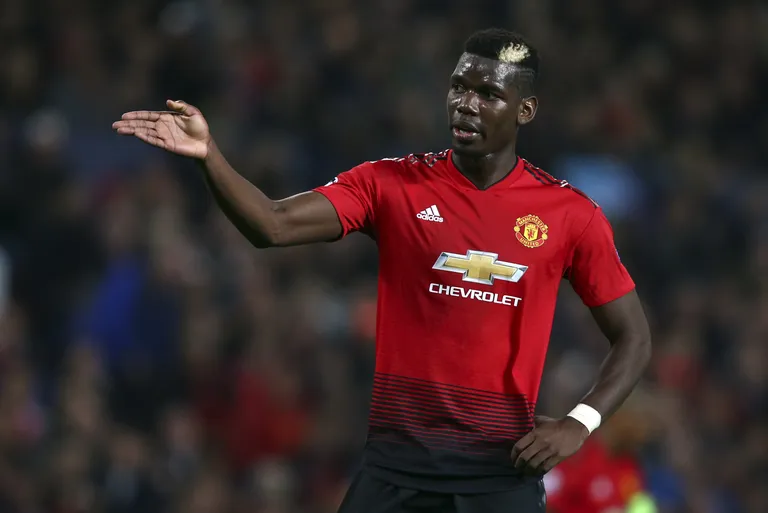 Manchester United poolkaitsja Paul Pogba.