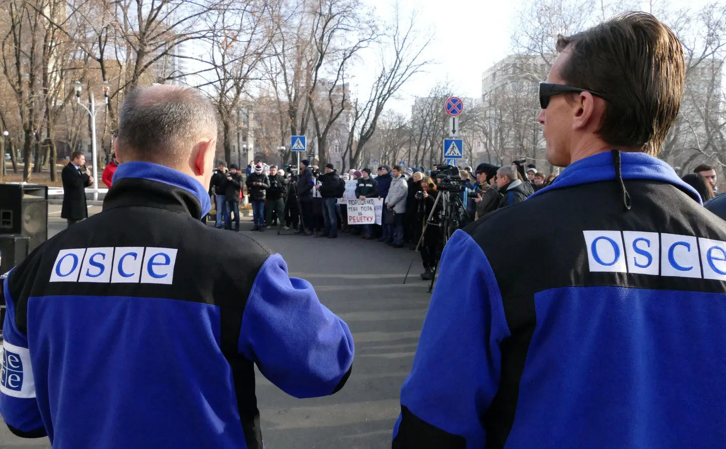 OSCE vaatlejad Donetskis.