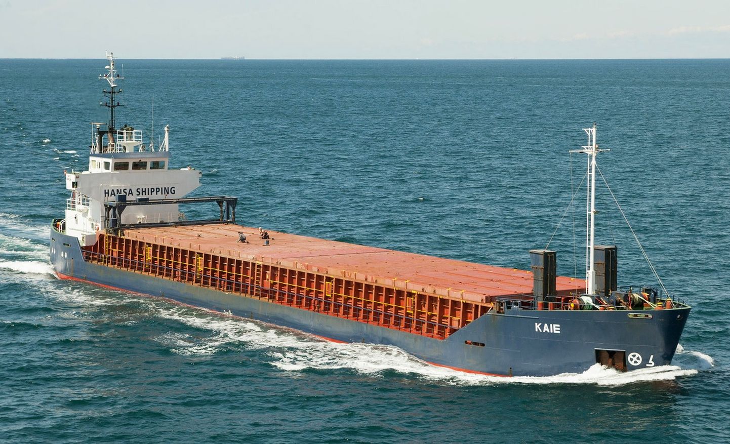 Судно Kaie, который принадлежит судоходному предприятию Hansa Shipping.