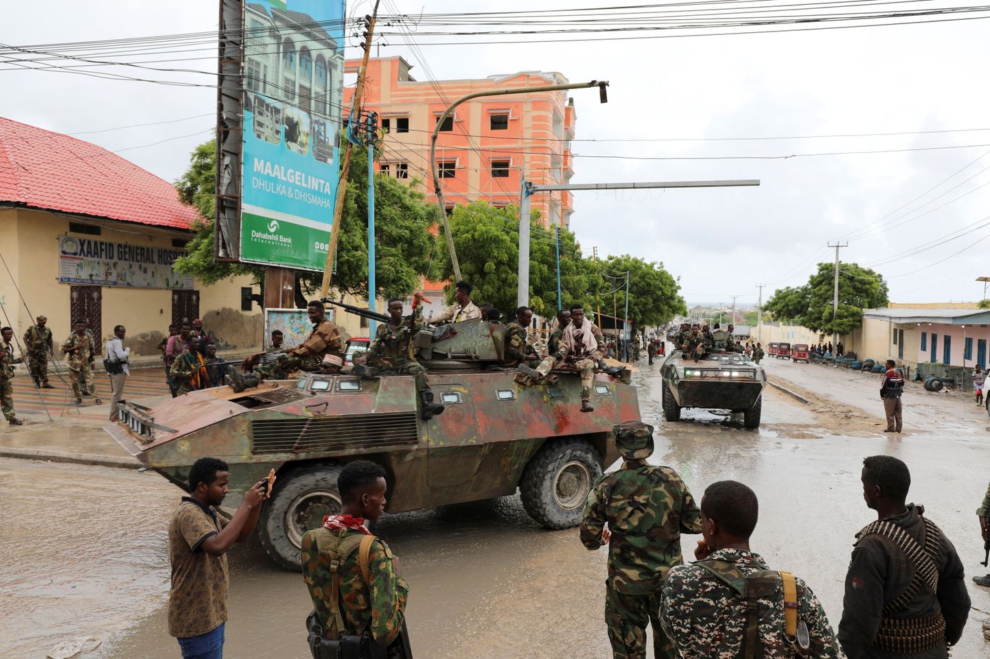 Somaalia valitsusväelased.
