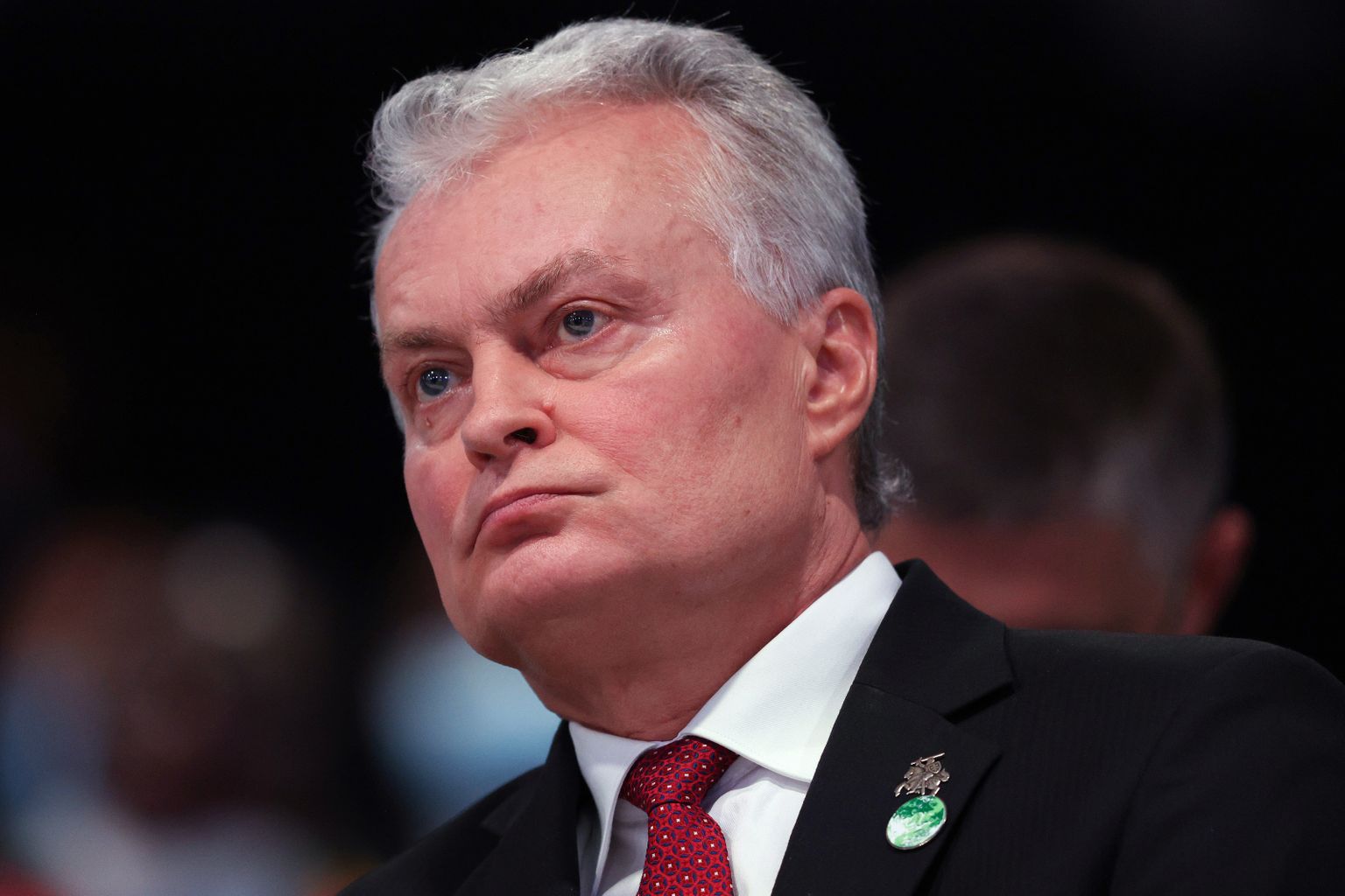 Leedu president Gitanas Nauseda Glasgow's ÜRO kliimakonverentsil.
