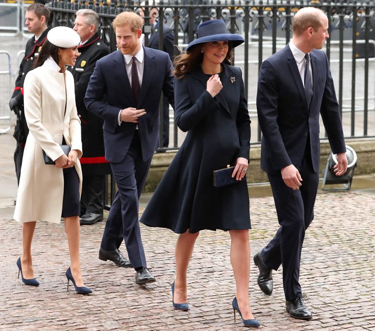 Cambridge'i hertsoginna Catherine, prints William, Meghan Markle ja prints Harry