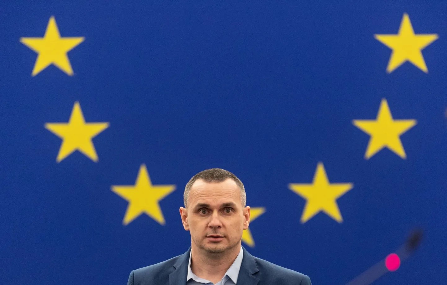 Oleg Sentsov eile europarlamendis.