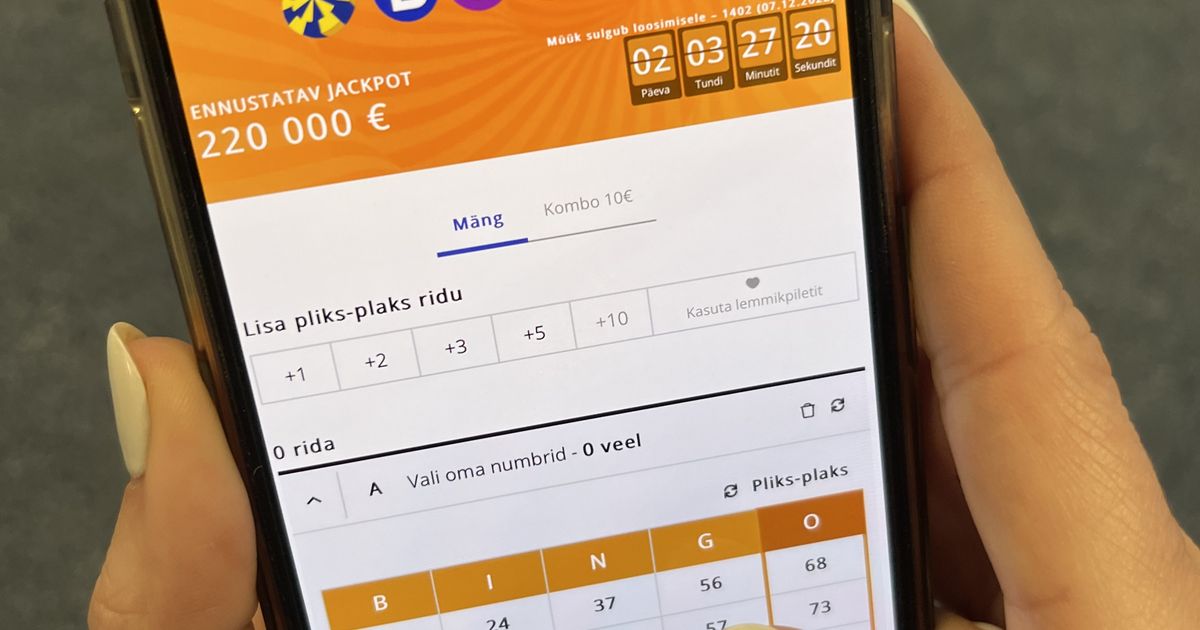 Предприятие Eesti Loto потеряло и прибыль, и оборот