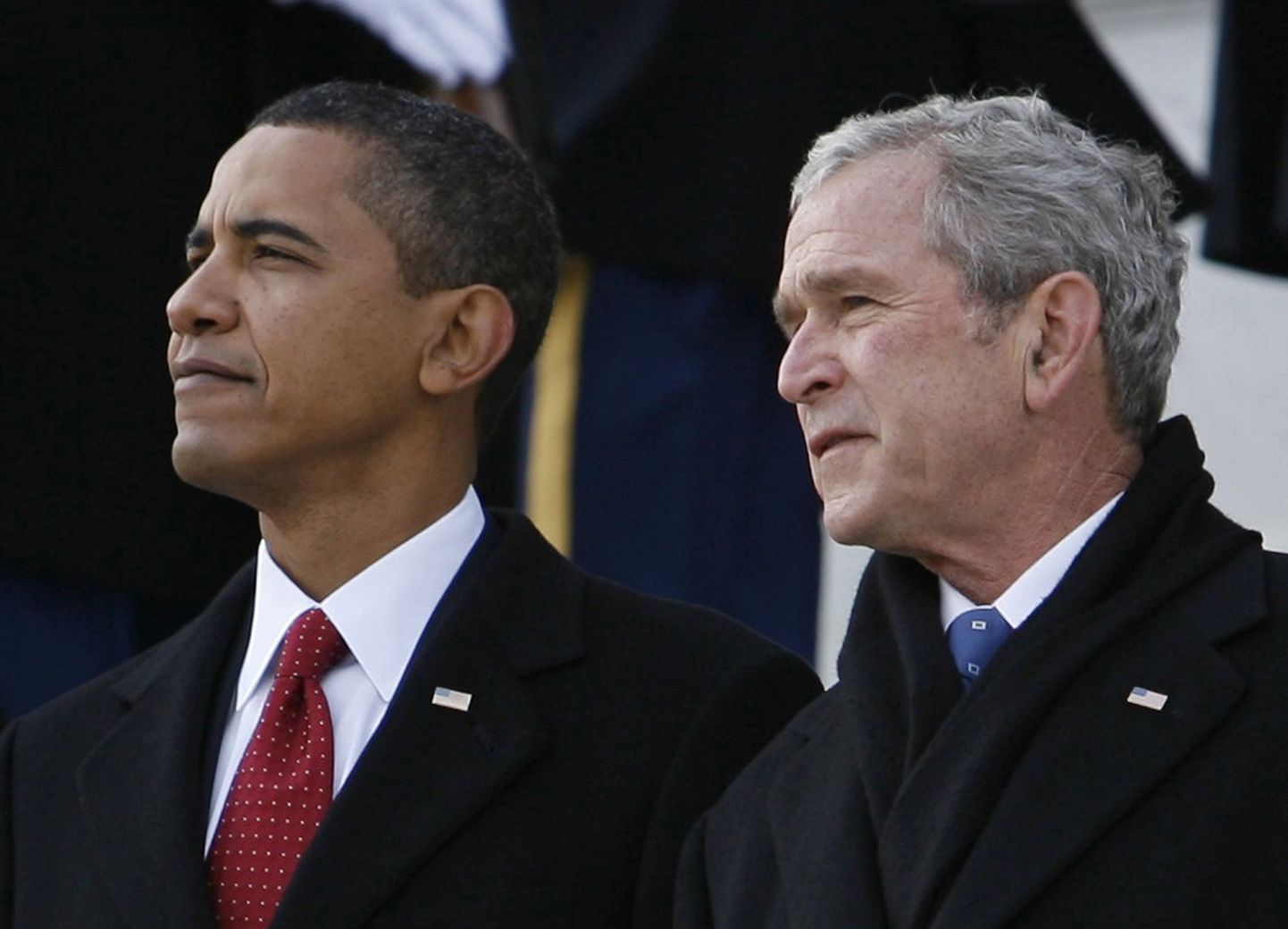Barack Obama ja George W. Bush