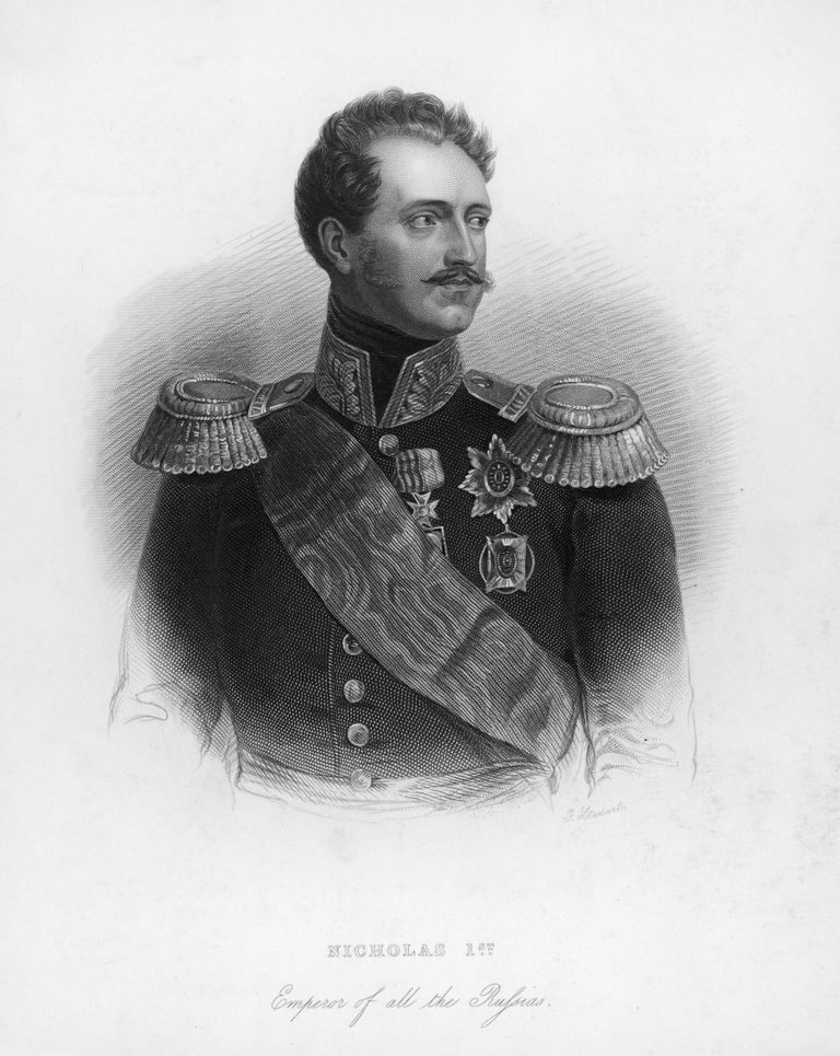 Vene keiser Nikolai I (valitses 1825 - 1855)