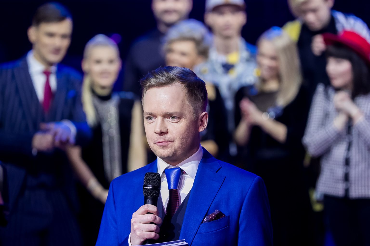 Saatejuht Ott Sepp Eesti Laul 2018 finaalis.