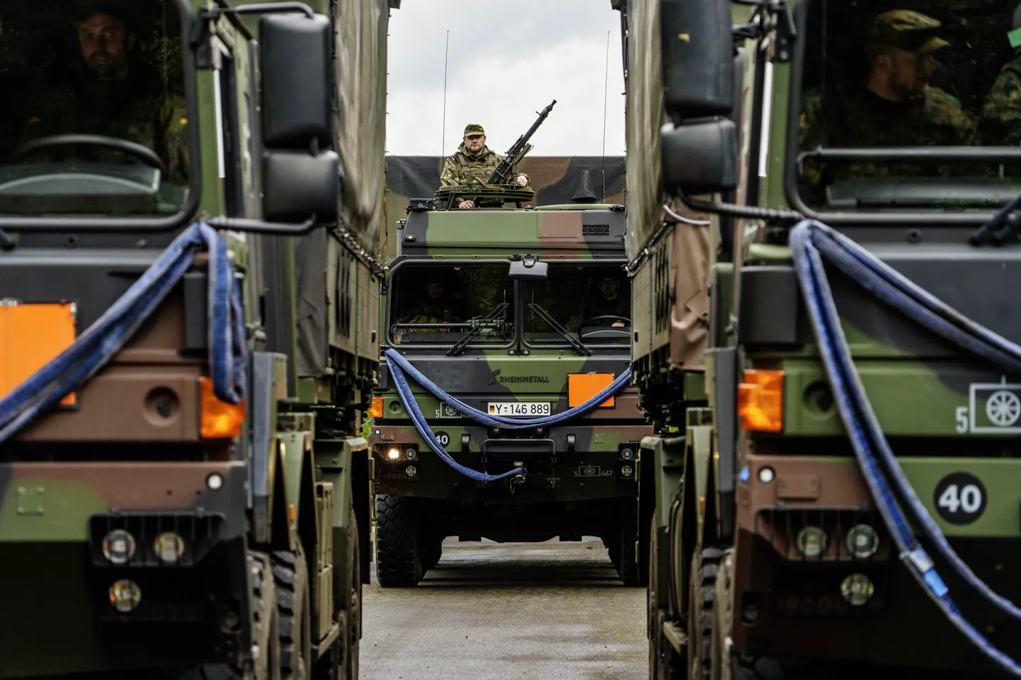 Saksamaa sõjaväe Bundeswehri sisejulgeolekuväeüksuste õppused mai alguses.