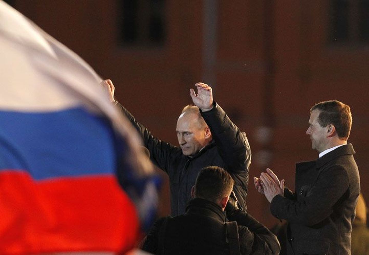 Vladimir Putin kogus presidendivalimistel 63 protsenti häältest.