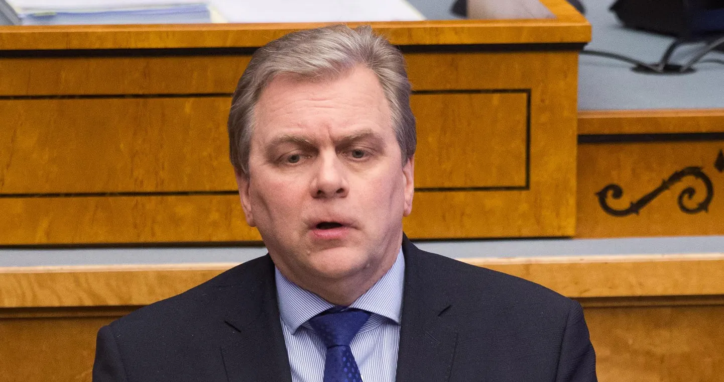 Eelnõu algatajate esindaja Andres Herkel.