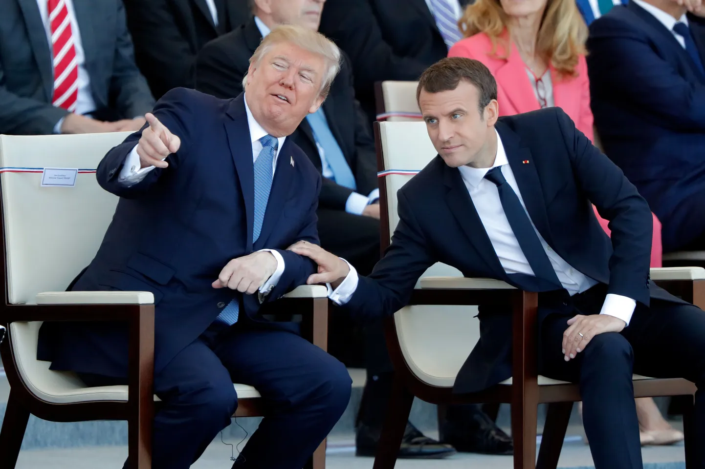 Donald Trump ja Emmanuel Macron