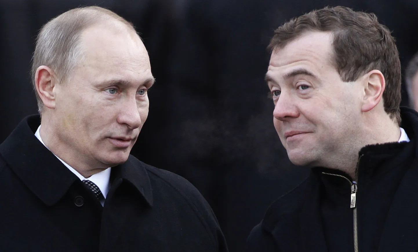 Vladimir Putin ja Dmitri Medvedev.