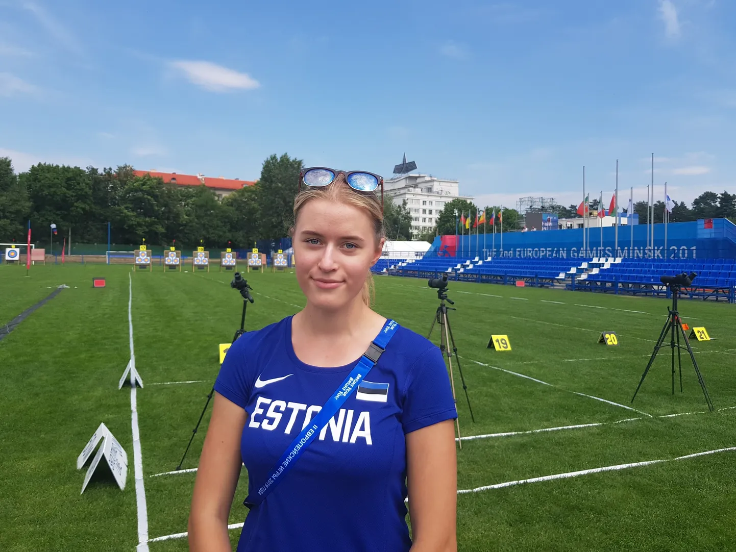 Meeri-Marita Paas Euroopa mängudel.