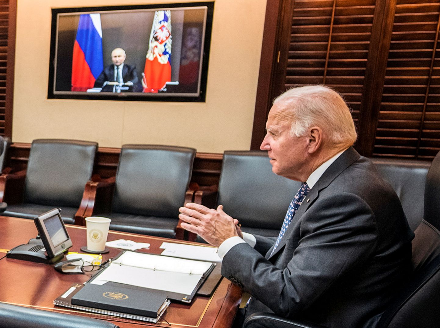 USA president Joe Bidenil oli Vene kolleegi Vladimir Putiniga telefonivestlus ka detsembri alguses.