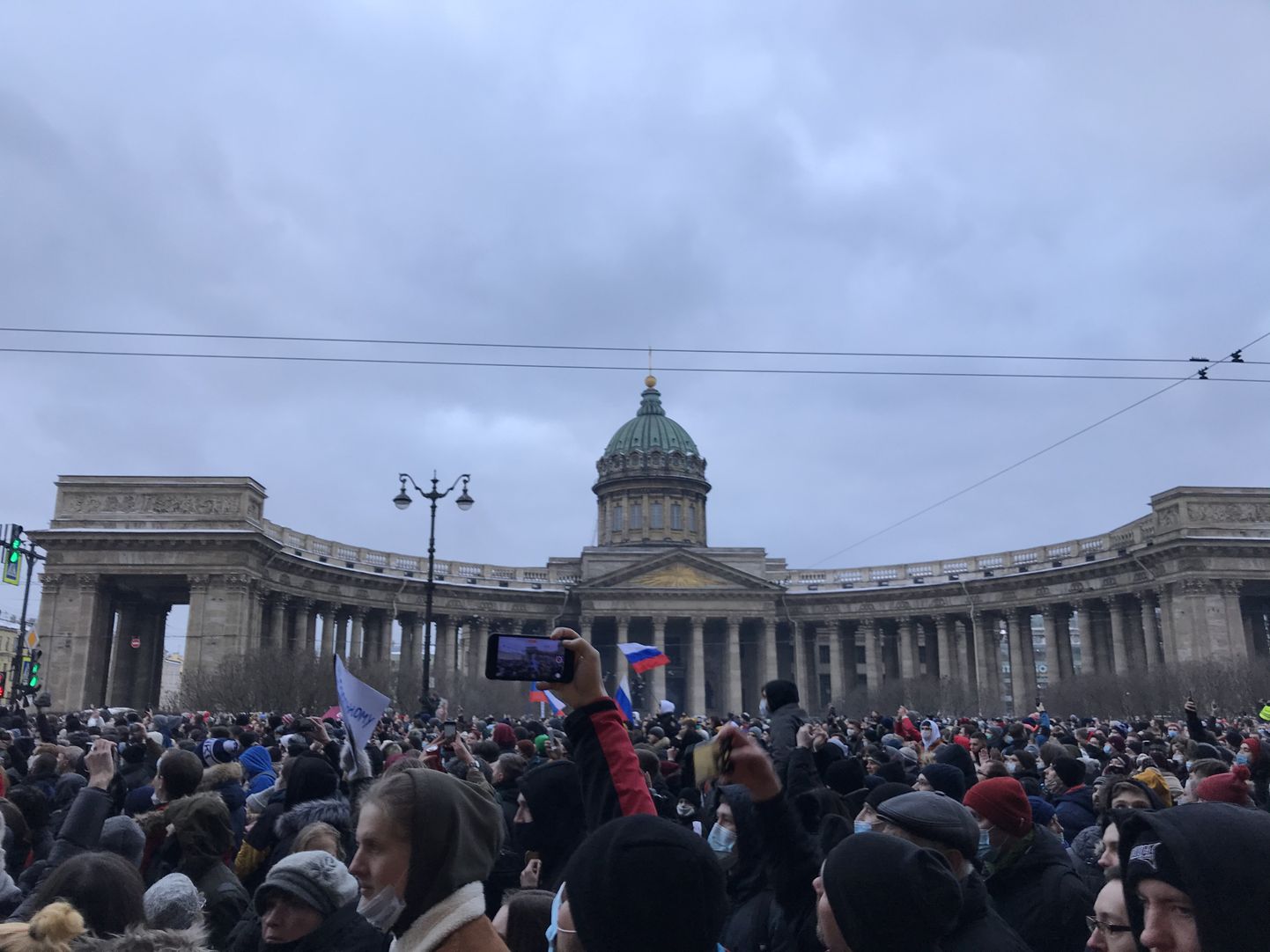 В Петербурге акция стала самой массовой за последнее время.
