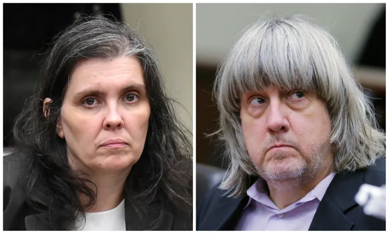 Louise Turpin (vasakul) ja David Turpin jaanuaris 2018 Californias Riverside'i kohtus