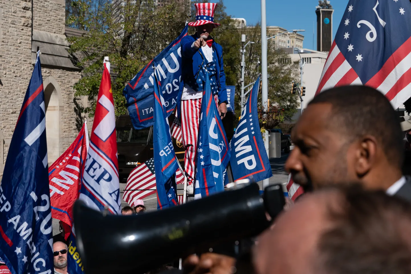 Vabariiklaste meeleavaldus presidendivalimiste tulemuste vastu USA Georgia osariigis Atlantas, 18. november 2020.