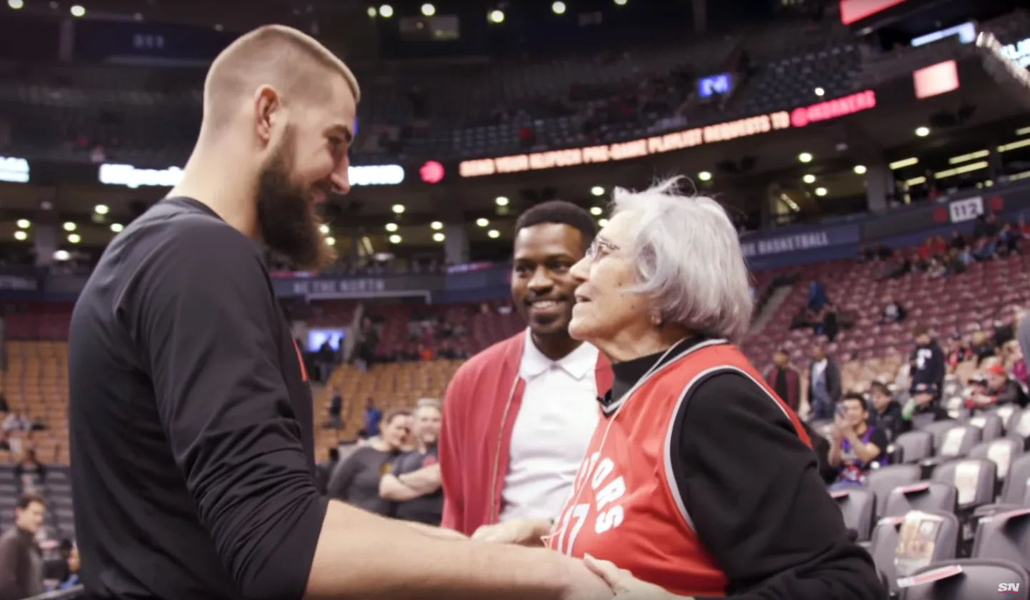 Jonas Valanciunas ja Birute Kasperavicius.