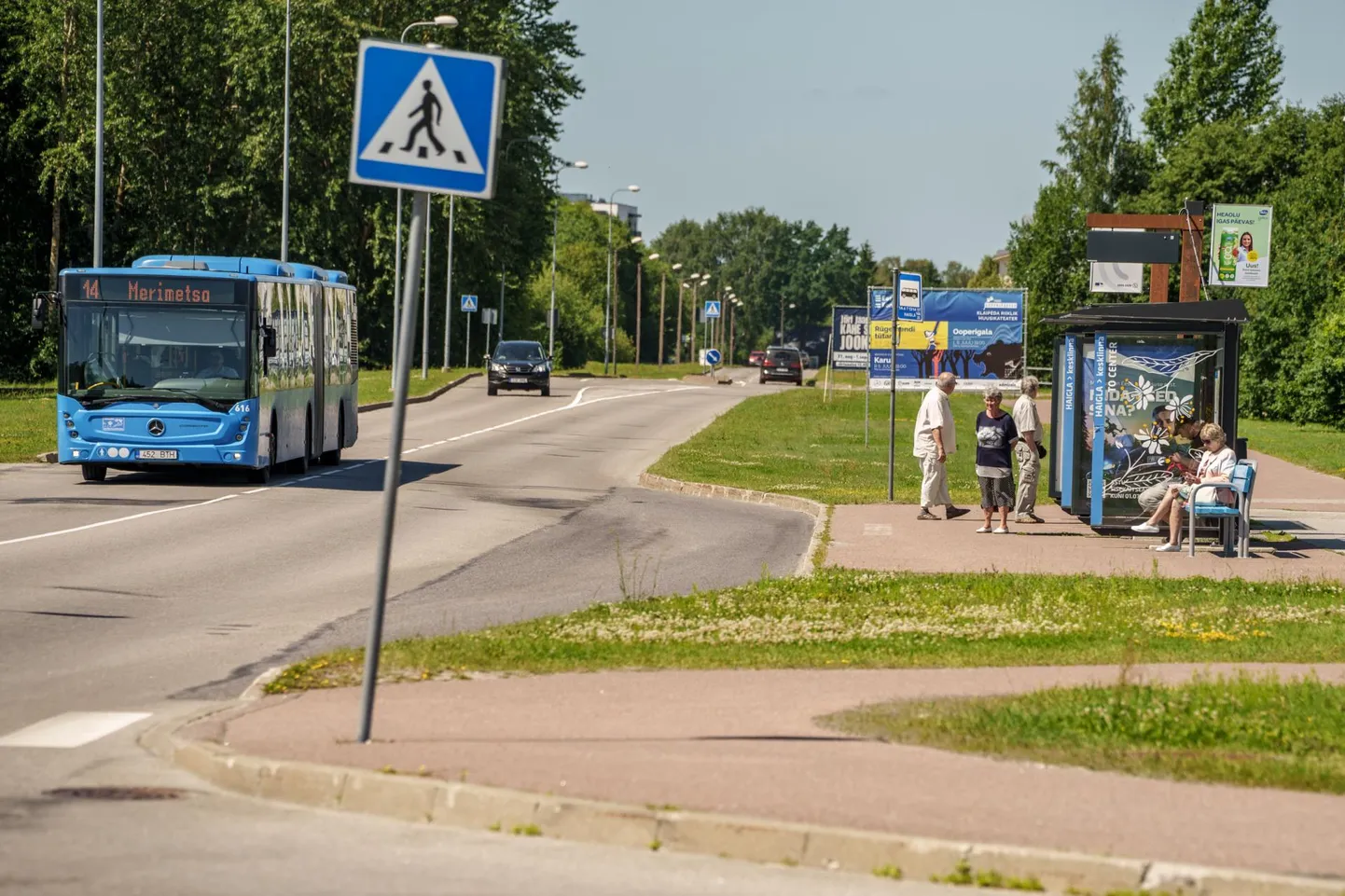 Puhumisreid toimus 18. juunil Saare ja Merimetsa tänava ristis. Pilt pärineb eelmisest suvest.