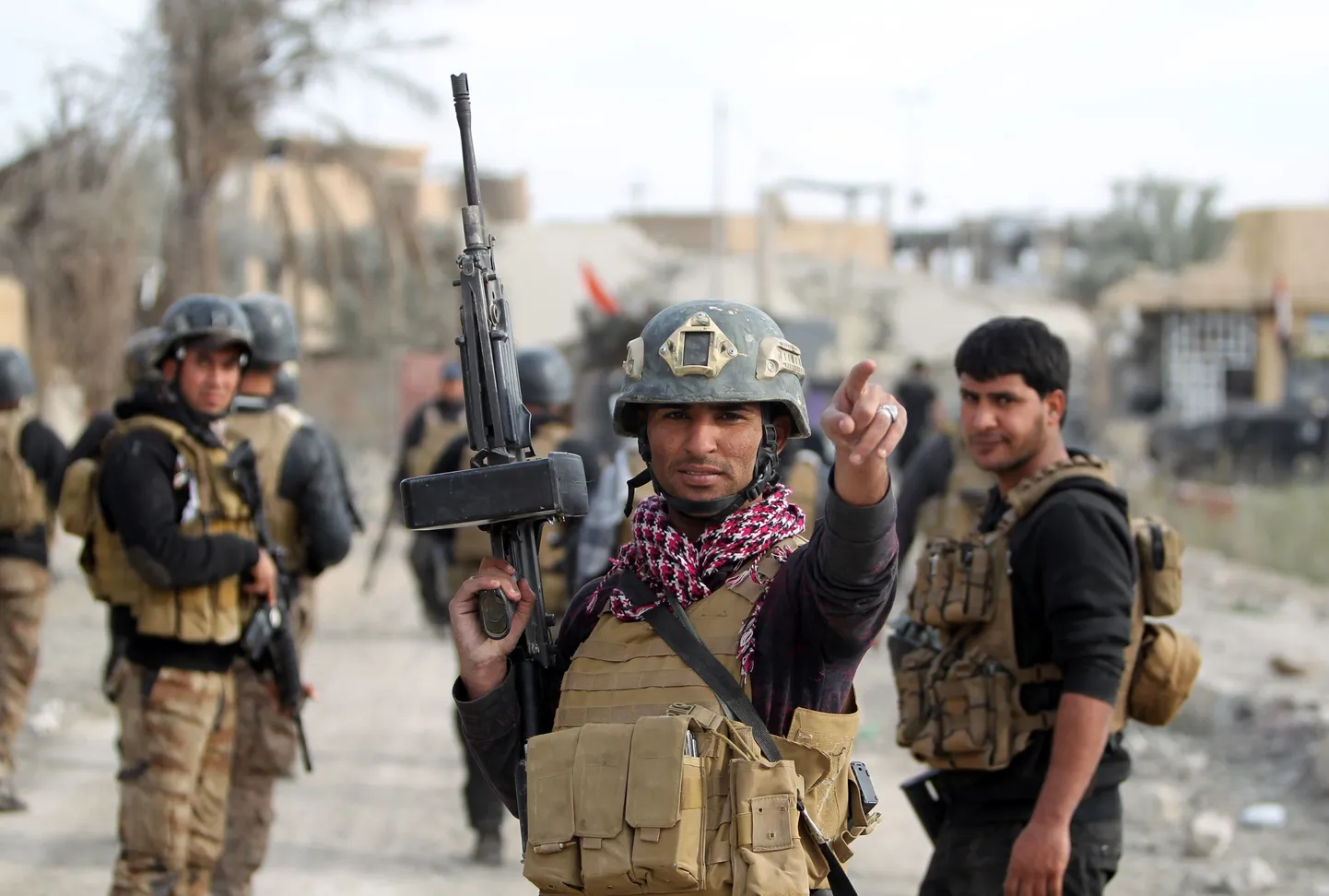 Iraagi sõdurid Ramadis.