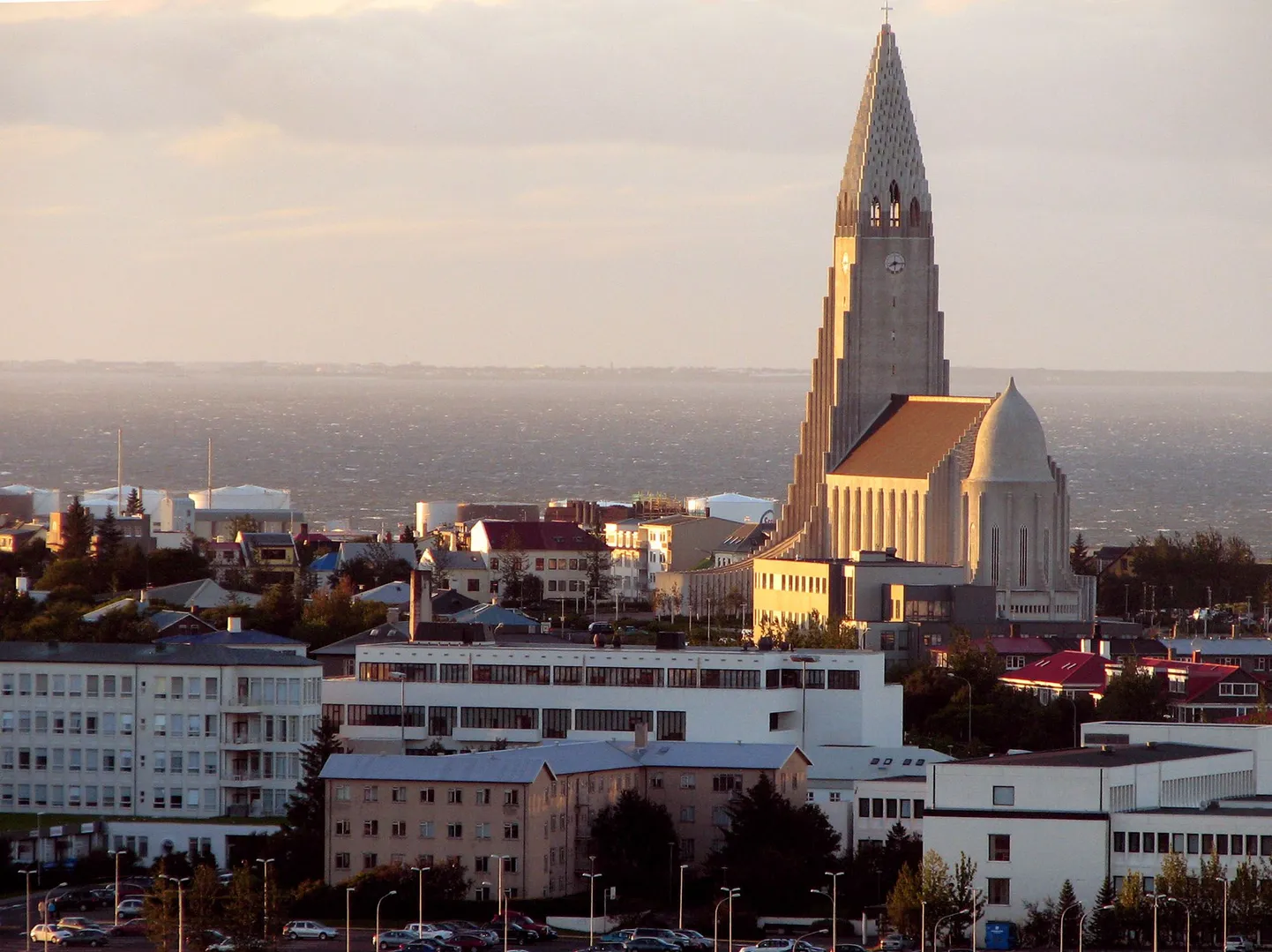 Vaade Islandi pealinnale Reykjavikile