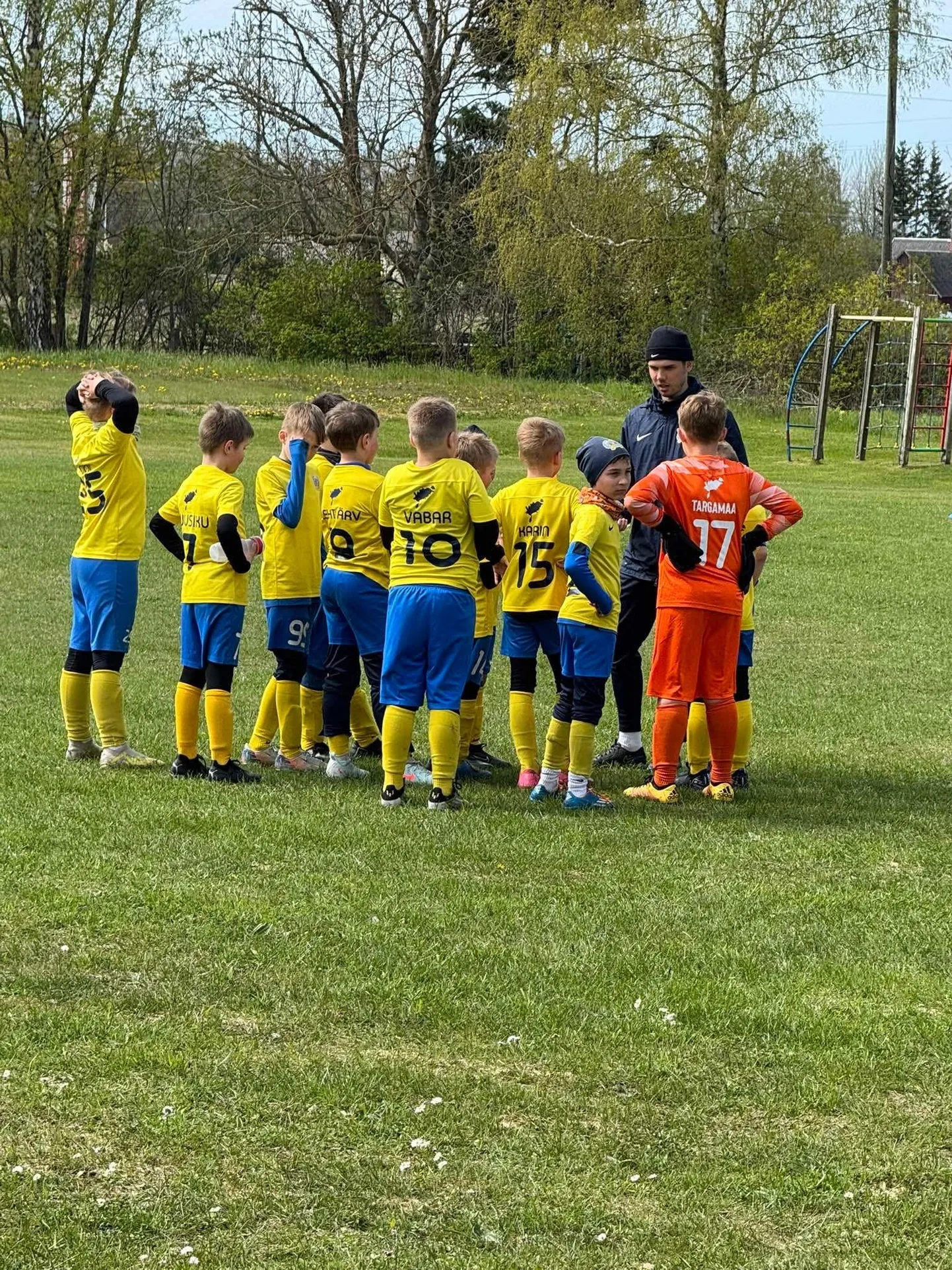 FC Kuressaare U11 Kollane II võistkond turniiril Virtsus.