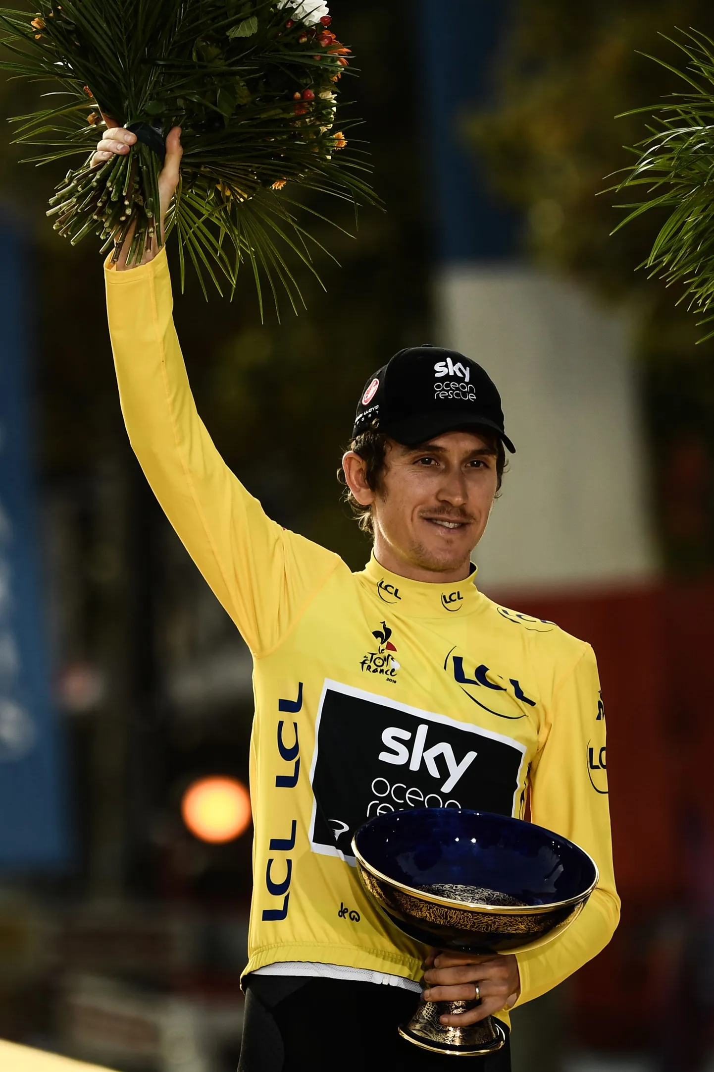 Geraint Thomas krooniti esmakordselt Tour de France'i võitjaks.
