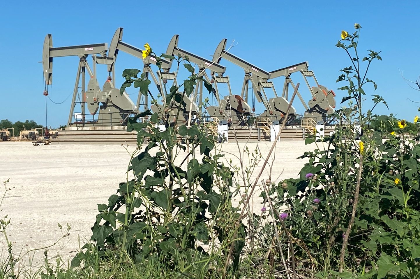 Naftapumbad Eagle Fordi kildanaftaväljal Texase osariigis.