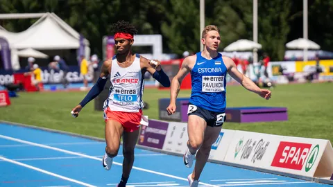 Eesti sprinterid jõudsid U18 EMil poolfinaali