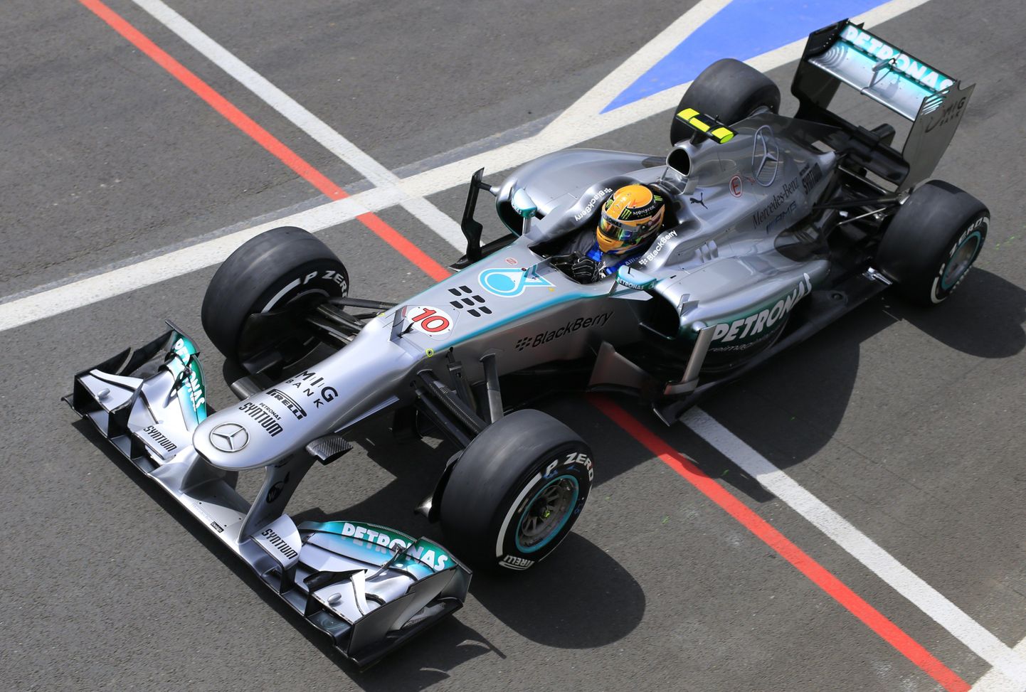 Mercedese piloot Lewis Hamilton