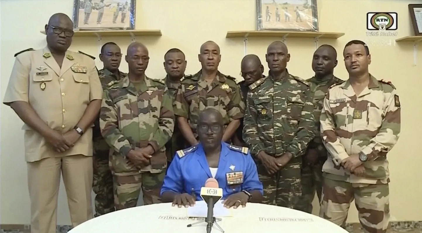Nigeri televisioonis avalduse teinud sõjaväelased