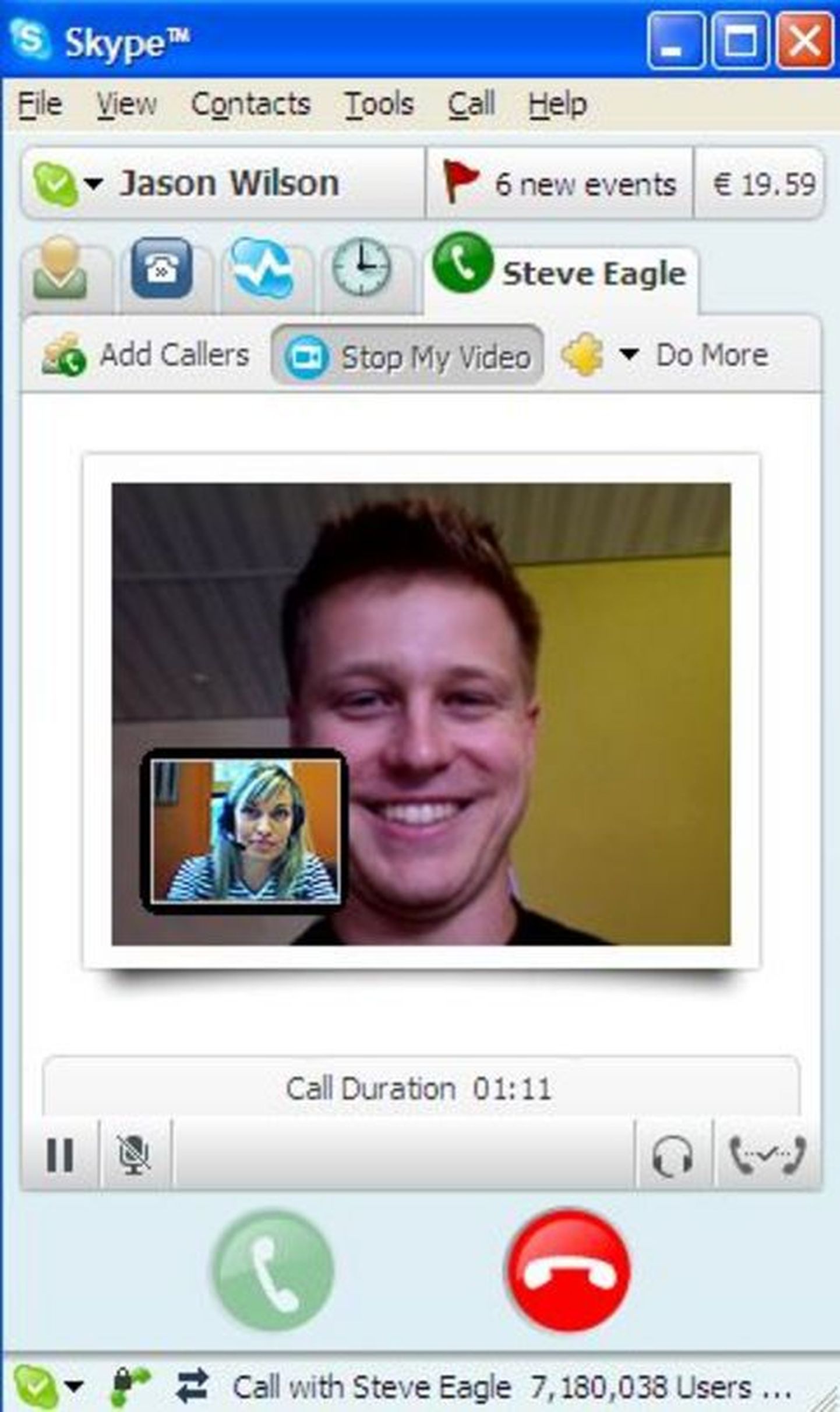 Skype videokõne