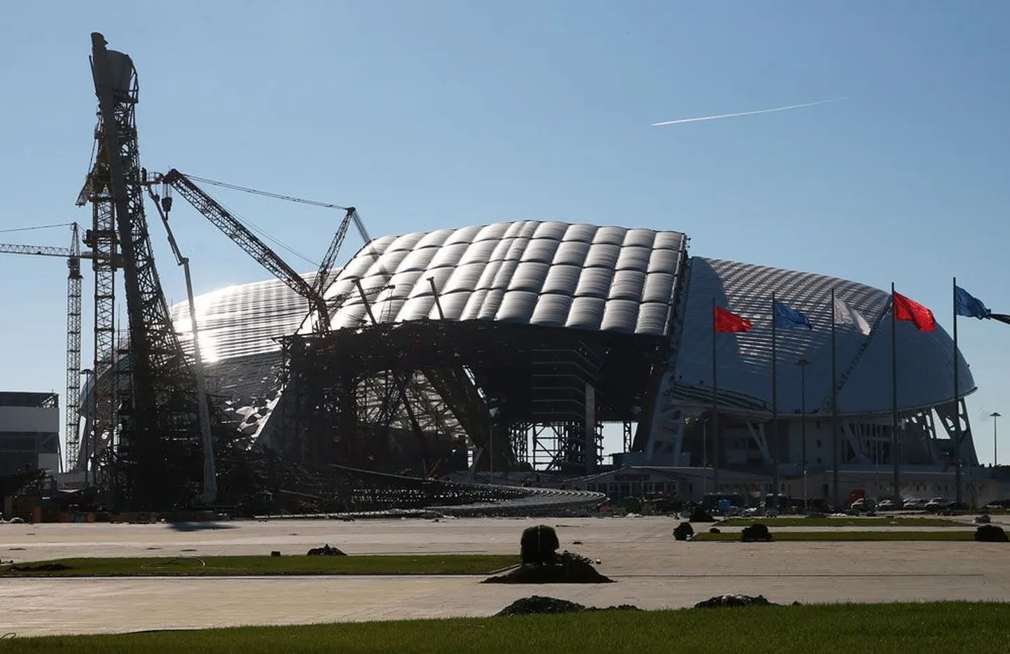 Sotši olümpia peastaadion Fišt, kus korraldatakse talimängude ava- ja lõputseremoonia.