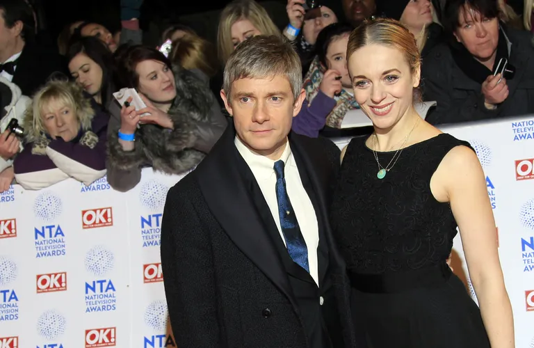 Martin Freeman ja Amanda Abbington