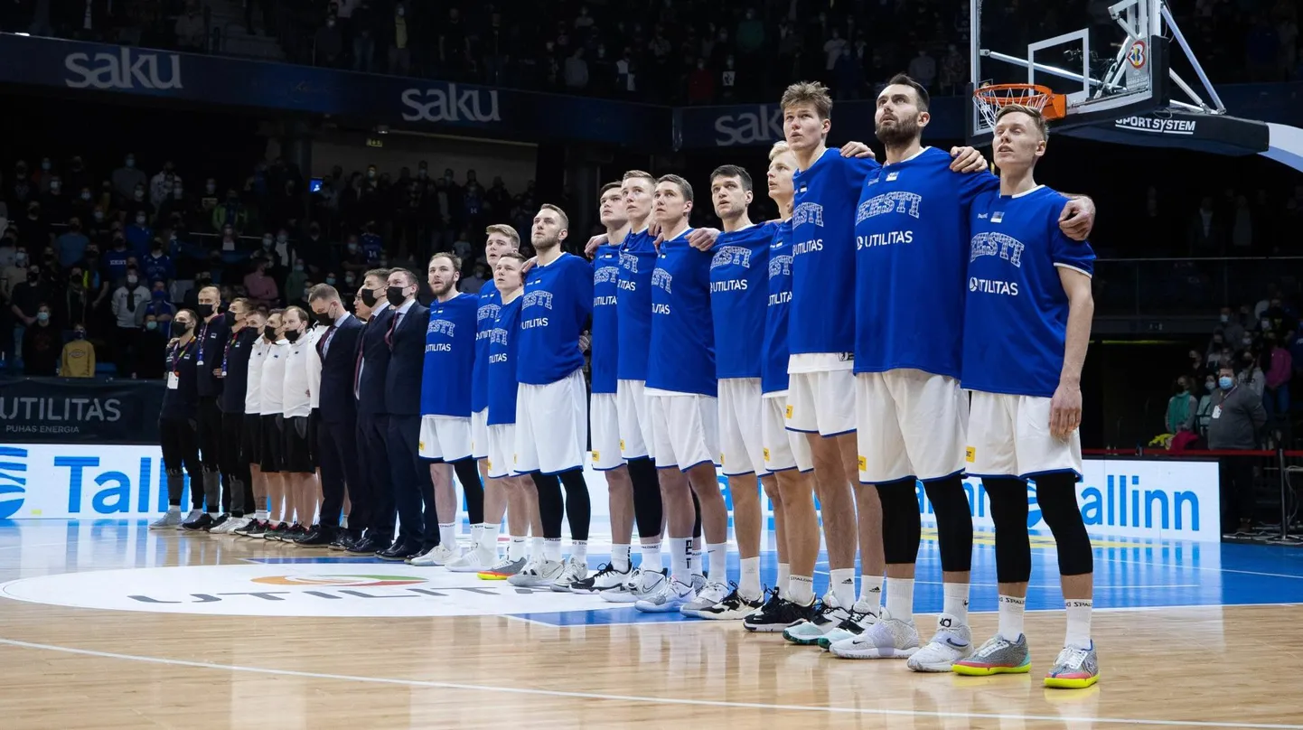 Eesti korvpallikoondis.